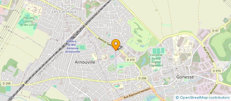 localisation de l'entreprise MONSIEUR SIVARAJ PALANISAMY  GONESSE