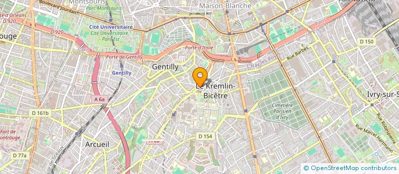 localisation de l'entreprise MONSIEUR SIWEI HUANG  LE KREMLIN-BICETRE