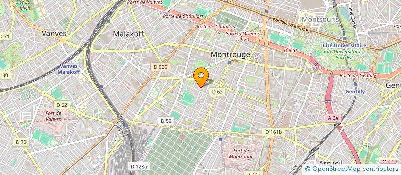 localisation de l'entreprise MONSIEUR SIXTE VOLLANT à MONTROUGE