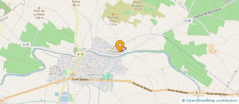 localisation de l'entreprise MONSIEUR SIYAMI ARIKAN  CAPESTANG
