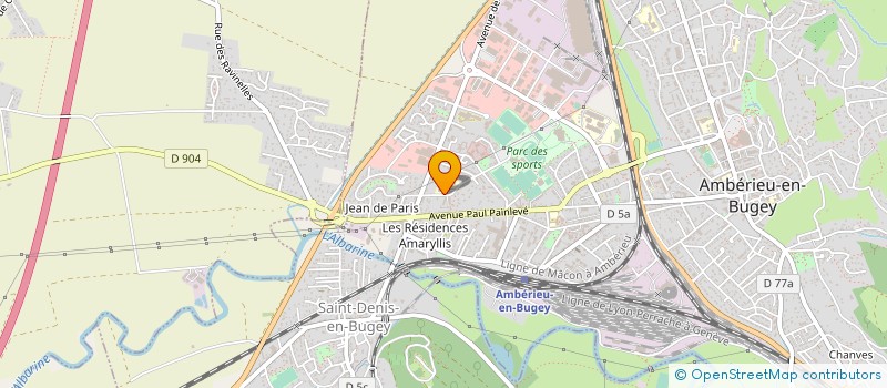 localisation de l'entreprise MONSIEUR SIYAMI INAN à AMBERIEU-EN-BUGEY