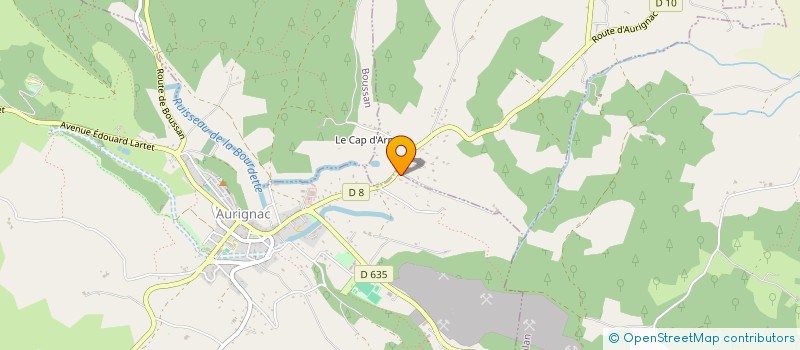 localisation de l'entreprise MONSIEUR SJOERD KOELEWIJN  AURIGNAC