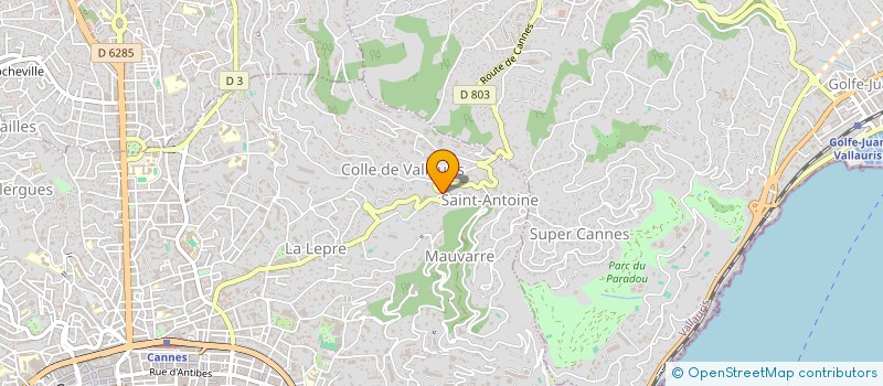 localisation de l'entreprise MONSIEUR SJUR THORSHEIM  CANNES