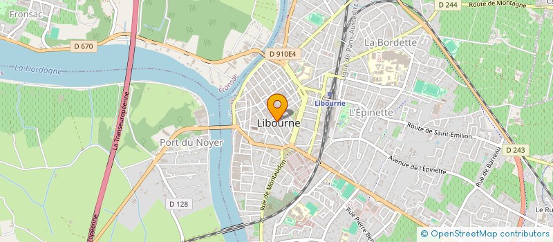 localisation de l'entreprise MONSIEUR SKANDAR ATTIA  LIBOURNE