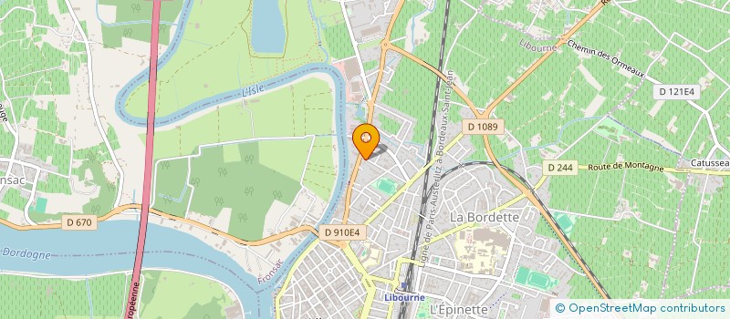 localisation de l'entreprise MONSIEUR SKANDAR ELZRANE  LIBOURNE