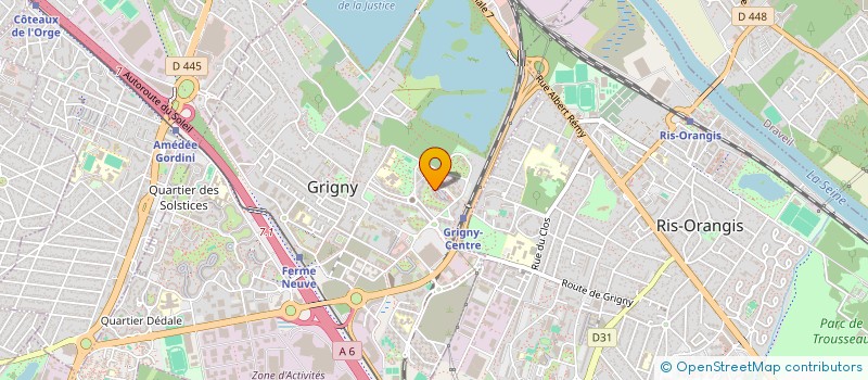 localisation de l'entreprise MONSIEUR SKANDER BERHIM à GRIGNY