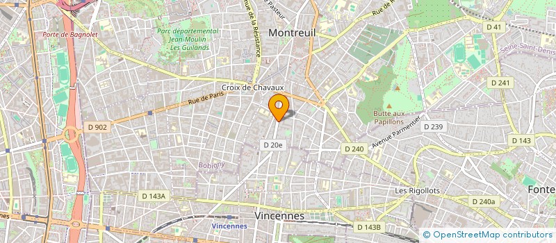 localisation de l'entreprise MONSIEUR SKANDER BOUAICHA à MONTREUIL
