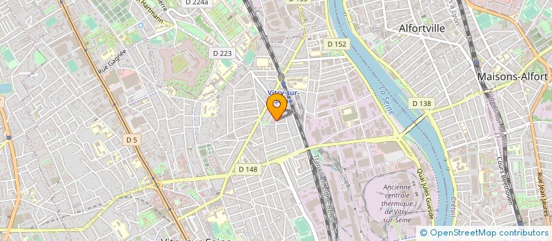 localisation de l'entreprise MONSIEUR SKANDER CHAHBANI  VITRY-SUR-SEINE