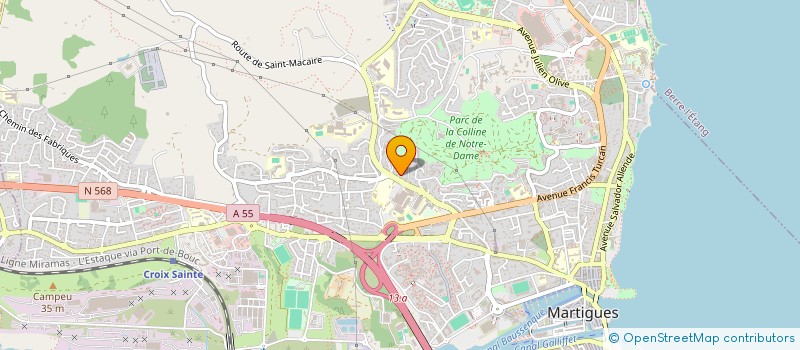 localisation de l'entreprise MONSIEUR SKANDER CHATER  MARTIGUES