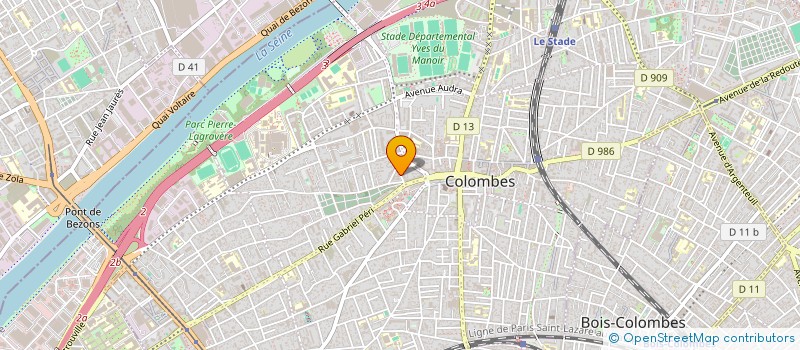 localisation de l'entreprise MONSIEUR SKANDER MEFTAH à COLOMBES