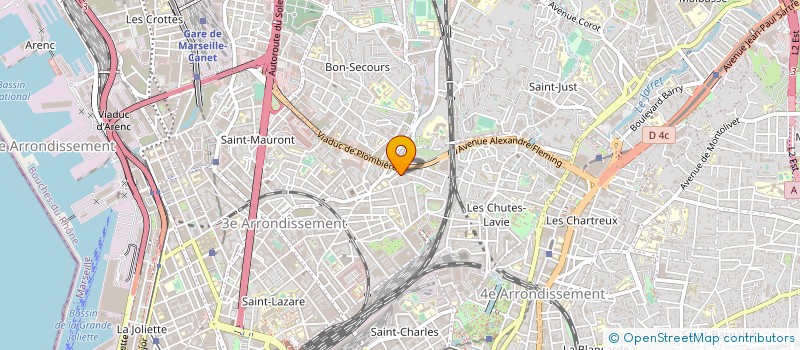 localisation de l'entreprise MONSIEUR SKANDER MGARRECH à MARSEILLE
