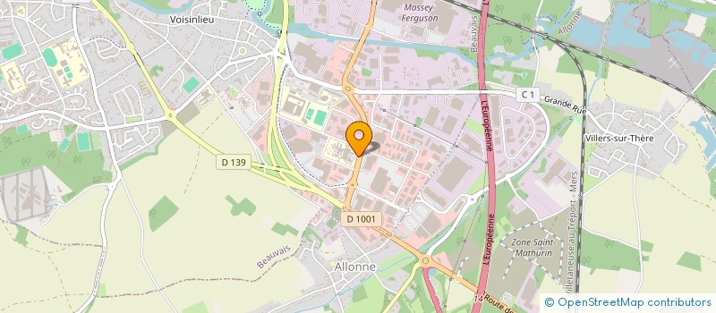 localisation de l'entreprise MONSIEUR SKANDER MOALLA  BEAUVAIS