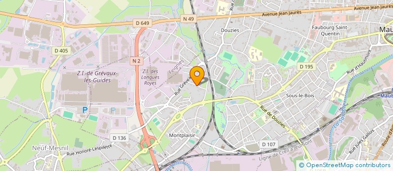 localisation de l'entreprise MONSIEUR SKANDER MOHAMED  MAUBEUGE