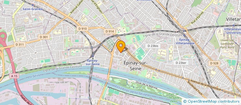localisation de l'entreprise MONSIEUR SKANDER RACHEDI  EPINAY-SUR-SEINE