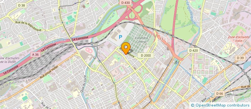 localisation de l'entreprise MONSIEUR SKANDER RAFAI  MULHOUSE