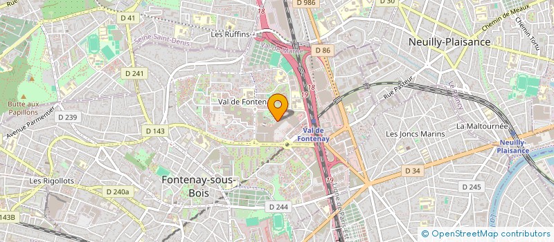 localisation de l'entreprise MONSIEUR SKANDER SEBAI à FONTENAY-SOUS-BOIS