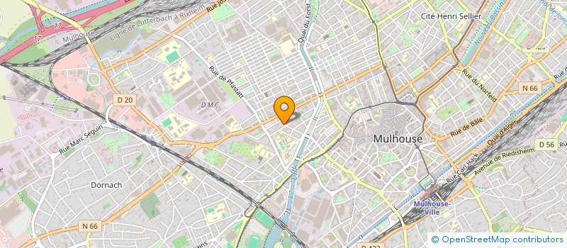 localisation de l'entreprise MONSIEUR SKENDER ALITI  MULHOUSE