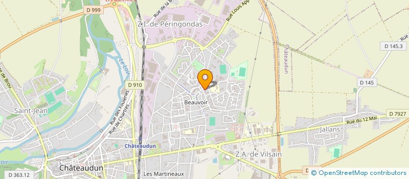 localisation de l'entreprise MONSIEUR SKUKRULLAH MOHAMAD KHAIL  CHATEAUDUN