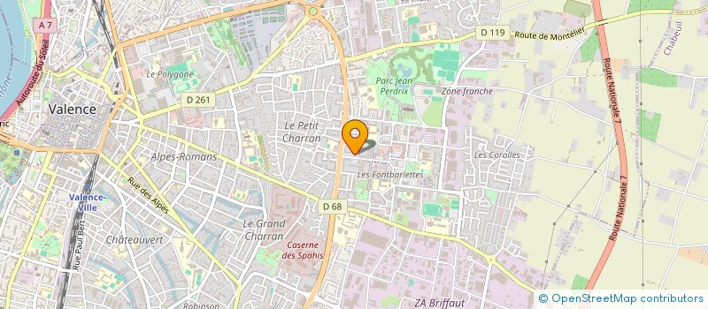 localisation de l'entreprise MONSIEUR SLAH BEN FTIMA à VALENCE