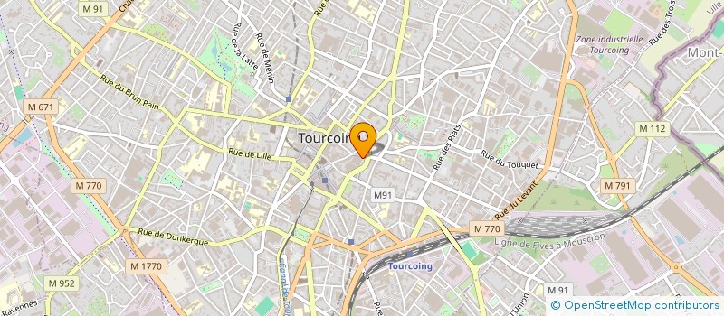 localisation de l'entreprise MONSIEUR SLAH BENSALEM  TOURCOING