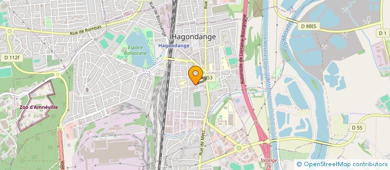 localisation de l'entreprise MONSIEUR SLAH DAHECH  HAGONDANGE