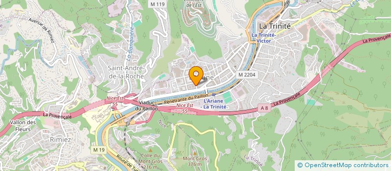 localisation de l'entreprise MONSIEUR SLAH SDIRI à NICE