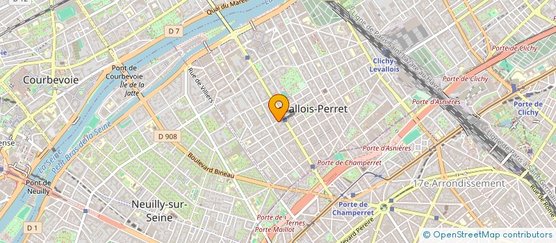 localisation de l'entreprise MONSIEUR SLAHEDDINE BEJAOUI à LEVALLOIS-PERRET