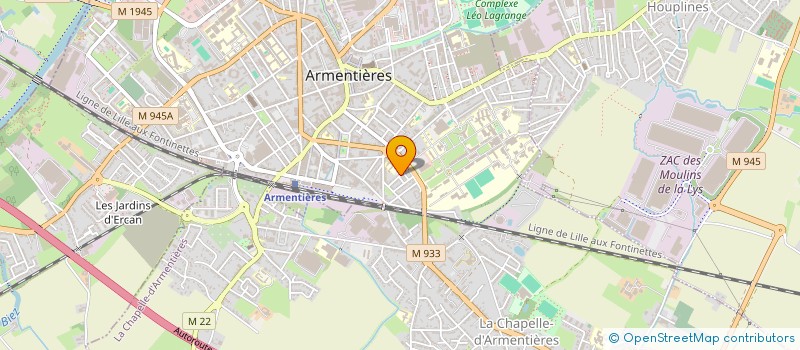 localisation de l'entreprise MONSIEUR SLAMANE SLAMI  ARMENTIERES