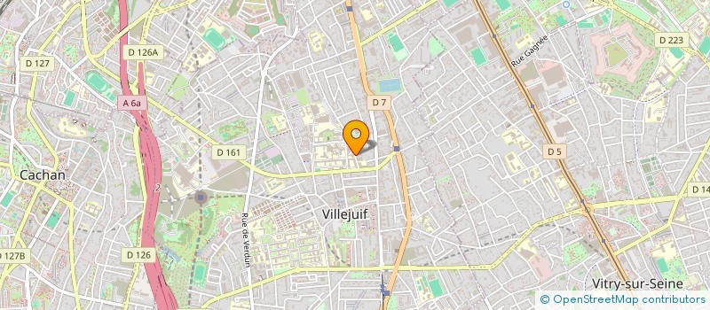 localisation de l'entreprise MONSIEUR SLAVI DIMITROV à VILLEJUIF