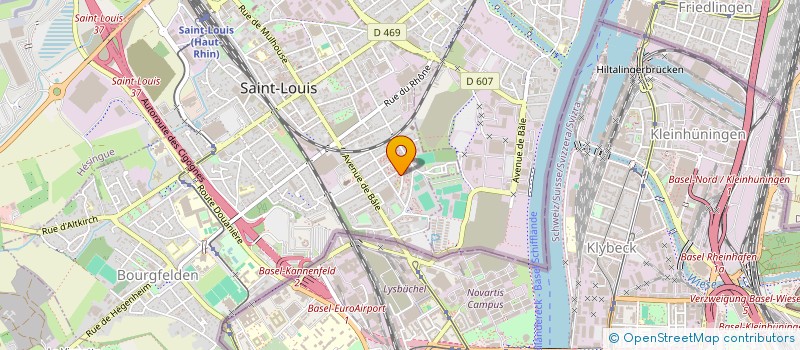 localisation de l'entreprise MONSIEUR SLAVISA RAKIC  SAINT-LOUIS