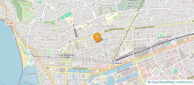 localisation de l'entreprise MONSIEUR SLAVISA SARANOVIC à LE HAVRE