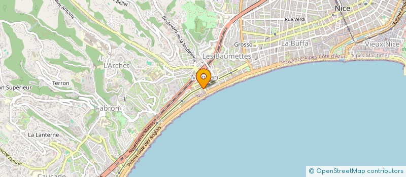 localisation de l'entreprise MONSIEUR SLAVKO MILCHEV  NICE