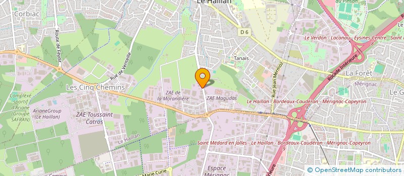 localisation de l'entreprise MONSIEUR SLIM ARANCIO  LE HAILLAN