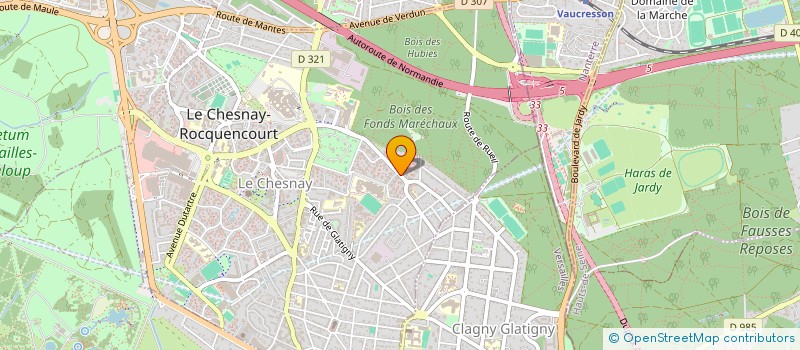 localisation de l'entreprise MONSIEUR SLIM BACCAR  LE CHESNAY-ROCQUENCOURT