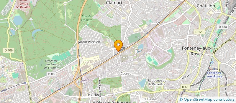 localisation de l'entreprise MONSIEUR SLIM BEN SLAMA  CLAMART