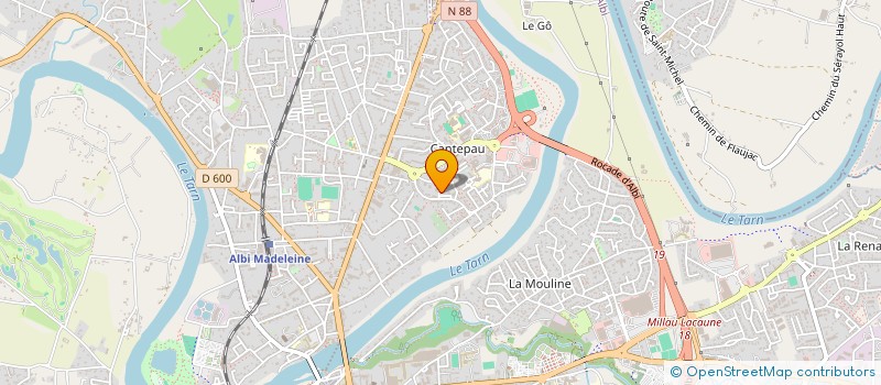 localisation de l'entreprise MONSIEUR SLIM CHAAL à ALBI