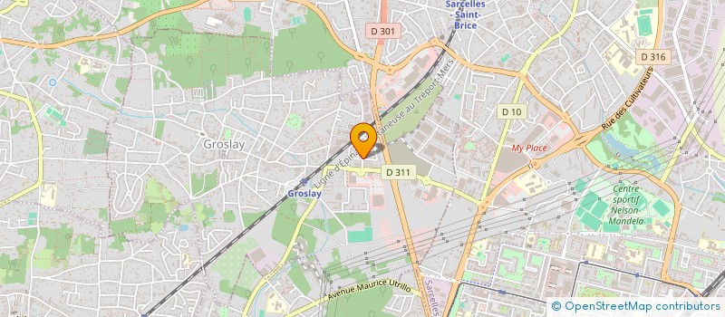 localisation de l'entreprise MONSIEUR SLIM CHAOUI  GROSLAY