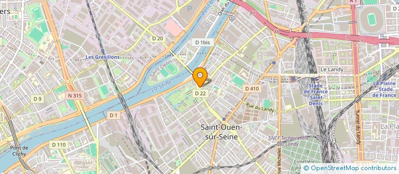 localisation de l'entreprise MONSIEUR SLIM EL MABROUK à SAINT-OUEN-SUR-SEINE