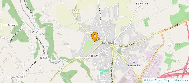 localisation de l'entreprise MONSIEUR SLIM ELGUESMI à BEUZEVILLE