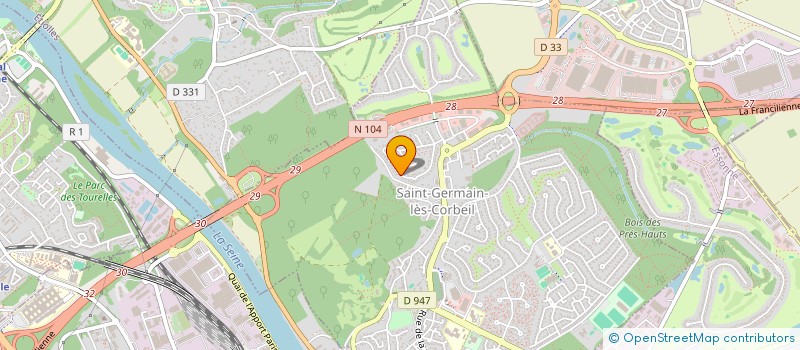 localisation de l'entreprise MONSIEUR SLIM FERJANI  SAINT-GERMAIN-LES-CORBEIL