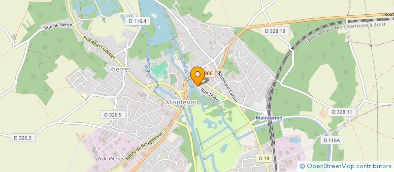 localisation de l'entreprise MONSIEUR SLIM HABA à MAINTENON