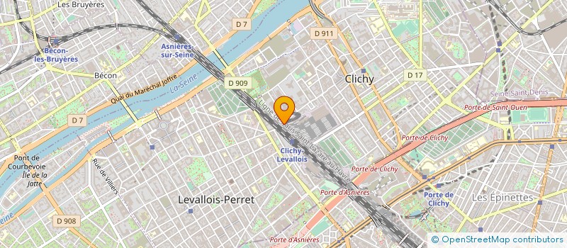 localisation de l'entreprise MONSIEUR SLIM KALLEL à CLICHY