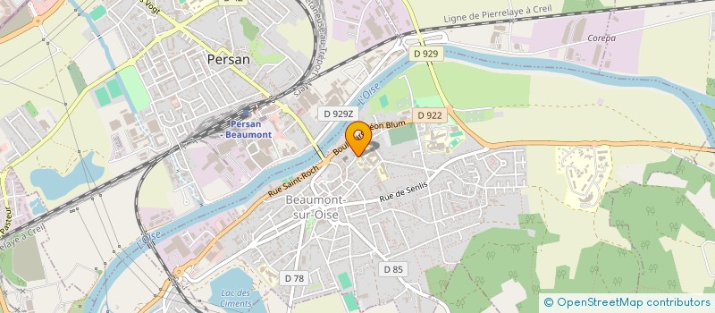 localisation de l'entreprise MONSIEUR SLIM KLITI  BEAUMONT-SUR-OISE