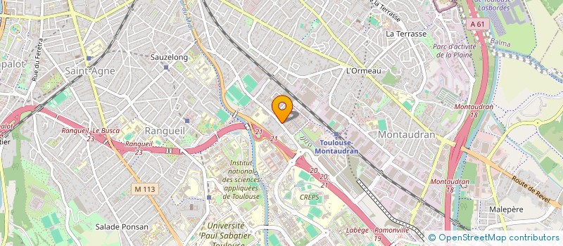 localisation de l'entreprise MONSIEUR SLIM RACHDI  TOULOUSE
