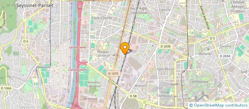 localisation de l'entreprise MONSIEUR SLIM SLITI  GRENOBLE