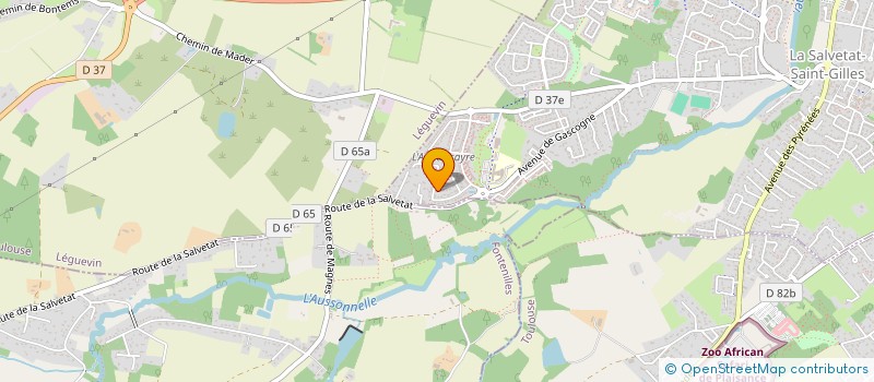 localisation de l'entreprise MONSIEUR SLIMAN ARAMA  LA SALVETAT ST GILLES