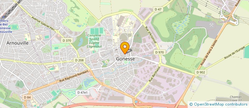 localisation de l'entreprise MONSIEUR SLIMAN BENKIR à GONESSE