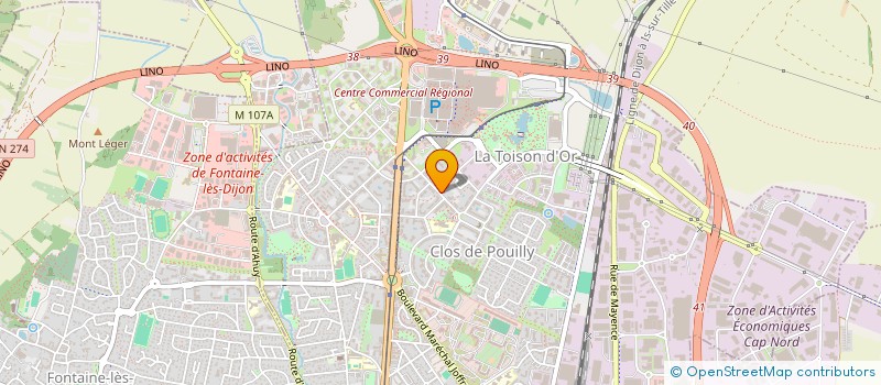 localisation de l'entreprise MONSIEUR SLIMAN CHARIFI ALAOUI à DIJON