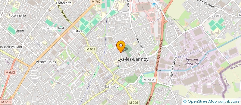 localisation de l'entreprise MONSIEUR SLIMAN DERRADJ  LYS-LEZ-LANNOY