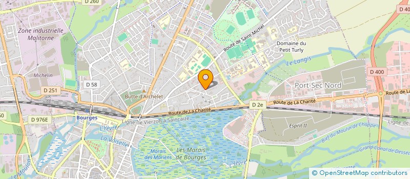 localisation de l'entreprise MONSIEUR SLIMAN KHAN  BOURGES